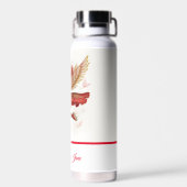 リトルガーリーレッドフェアリーファンタジーアート ウォーターボトル (背面)