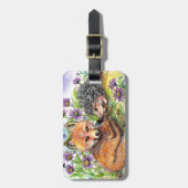 リトルキツネとハリネズミ ラゲッジタグ (正面縦)