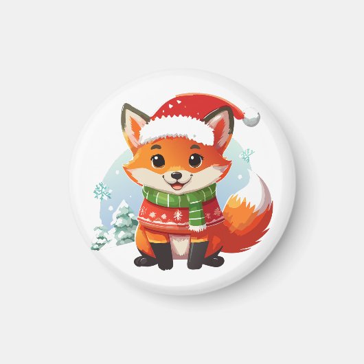 リトルキツネのクリスマスイブ マグネット (正面)