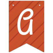 リトルキツネカラフルキュート1歳パーティーテーマ バンティングフラッグ (第3の旗)