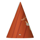 リトルキツネカラフルキュート1歳パーティーテーマ パーティーハット (左)