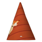 リトルキツネカラフルキュート1歳パーティーテーマ パーティーハット (右)