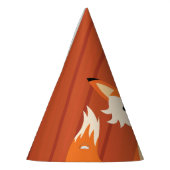 リトルキツネカラフルキュート1歳パーティーテーマ パーティーハット (左)