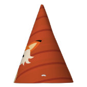 リトルキツネカラフルキュート1歳パーティーテーマ パーティーハット (右)