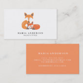 リトルキツネベビーシッター 名刺 (正面/裏面)