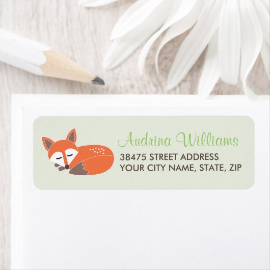 リトルキツネ住所 シール (インサイチュ)