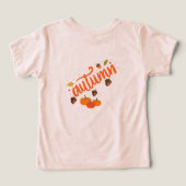 リトルキツネ紅葉ベビーTシャツ» (デザイン裏面)