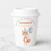 リトルキツネ誕生日パーティー 紙コップ (裏面)