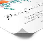 リトルキツネ – おしゃぶり狩りベビーシャワーゲーム ポスター (角)