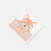 リトルキツネ スタンダードカクテルナプキン (角)