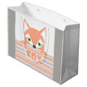リトルキツネ ラージペーパーバッグ (裏面アングル)