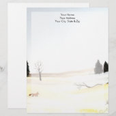 リトルキツネ レターヘッド (正面/裏面)