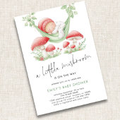 リトルキノコはウッドランドの赤ちゃんシャワーに行く 招待状