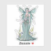 リトルキノコ妖精アートby Renee Lavoie シール (シート)