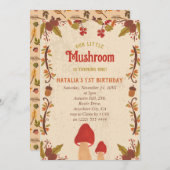 リトルキノコ秋秋の1日 シーズンカード (正面/裏面)