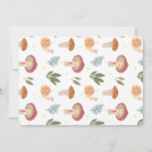 リトルキノコ誕生日招待状 招待状 (裏面)