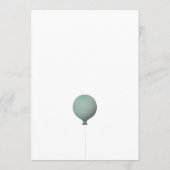 リトルキャット子供の誕生日パーティーカード 招待状 (裏面)