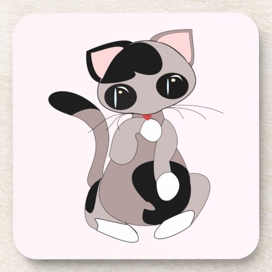 リトルキャット飲料用コースター コースター (正面)