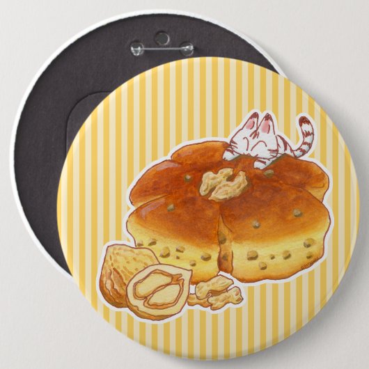 リトルキャット&クルートパン 缶バッジ (正面&裏面)