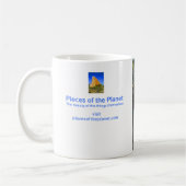 リトルキャニオン自然アート美しい コーヒーマグカップ (左)