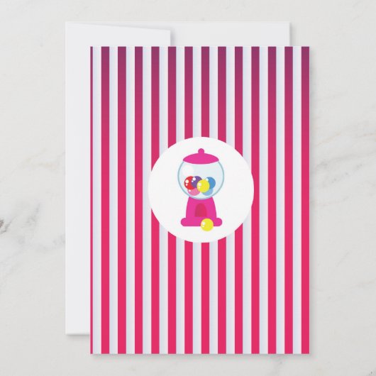 リトルキャンディーショップ招待状 招待状 (裏面)