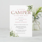 リトルキャンパーダスティバラグリーンベイビーシャワー 招待状 (スタンド正面)