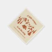 リトルキャンパーフォレストキャンピングベビーシャワー スタンダードカクテルナプキン (角)