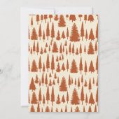 リトルキャンパーフォレストキャンピングベビーシャワー 招待状 (裏面)