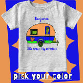 リトルキャンパー大アドベンチャーチャイルドーズ ベビーTシャツ