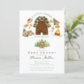 リトルキャンパー ベビーシャワー 招待状 (スタンド正面)