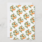 リトルキューティーベイビーシャワー 招待状 (裏面)