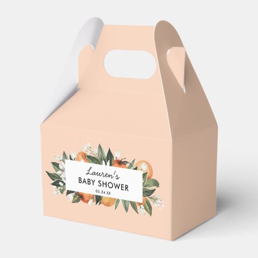 リトルキューティー シトラス ベイビー シャワー フェイバーボックス (正面サイド)