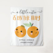 リトルキューティー シトラス 性別発表バナー タペストリー (正面)