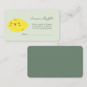 リトルキューティー レモン シトラス おむつラッフル エンクロージャーカード (正面/裏面)