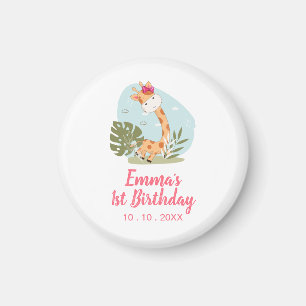 リトルキリン(ガールサファリアニマル)誕生日 マグネット