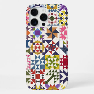 リトルキルトブロックフォンケース - iPhone 16 Pro Max Maxケース
