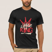 リトルキングクラウンボールドTシャツ Tシャツ (正面)
