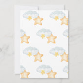 リトルキングサファリライオンボーイ赤ちゃんシャワー 招待状 (裏面)