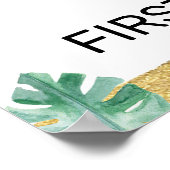 リトルキングライオンクラウン1stバースデーウェルカムサイン ポスター (角)