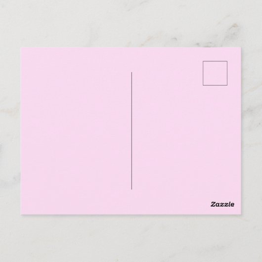 リトルギムナストかわいらしピンクカスタムの子供体操 ポストカード (裏面)