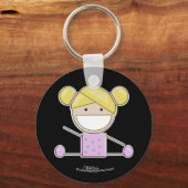 リトルギムナストガールシェイプアップキーチェーン キーホルダー (正面)