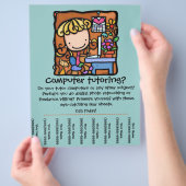 リトルギルはコンピューターの家庭教師です！カスタマイズしてみましょう チラシ (手)