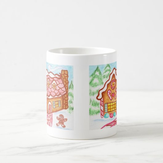 リトルギンガーブレッドハウスマグ コーヒーマグカップ (中央)