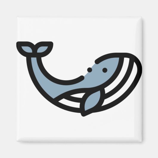 リトルクジラ マグネット (正面)
