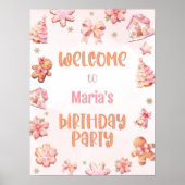 リトルクッキーああ何おもしろいクリスマスウェルカム ポスター (正面)