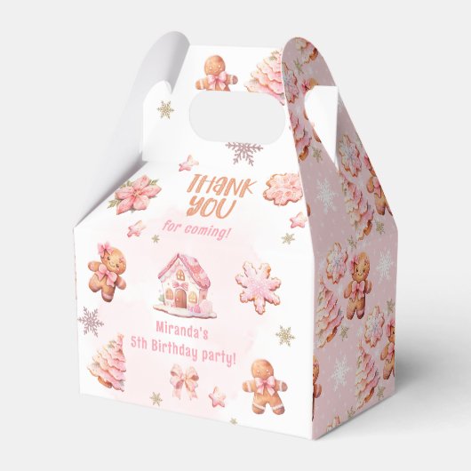 リトルクッキーああ何おもしろいクリスマス誕生日 フェイバーボックス (正面サイド)