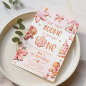 リトルクッキークリスマス1歳の誕生日 招待状