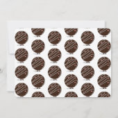 リトルクッキーターニングワンファースト誕生日 招待状 (裏面)