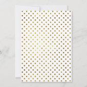 リトルクッキーピンク赤ちゃんシャワージンジャーパン冬 招待状 (裏面)