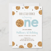 リトルクッキーボーイファースト誕生日 招待状 (正面)